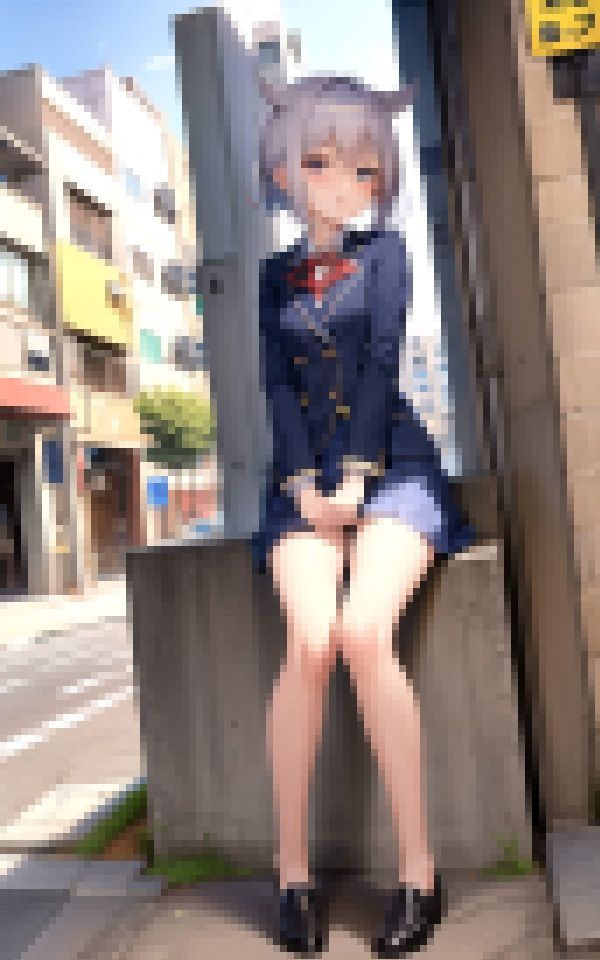 いきなり街中パンチラ