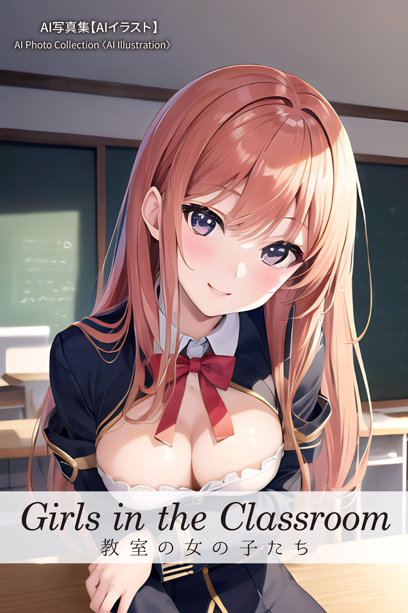 AI写真集【AIイラスト】教室の女の子たち