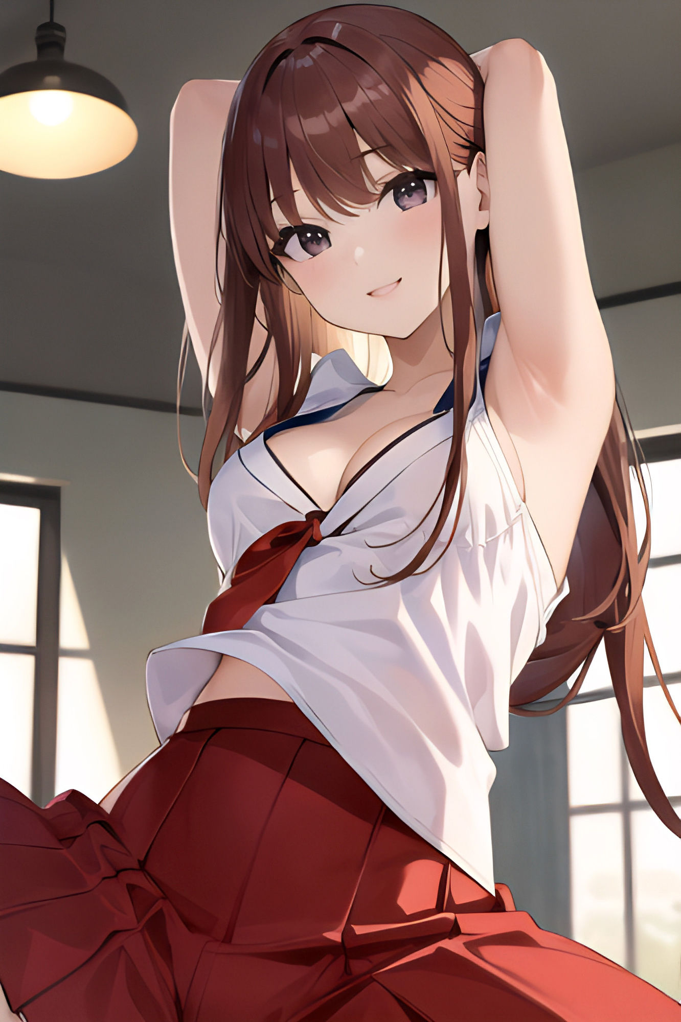 AI写真集【AIイラスト】教室の女の子たち