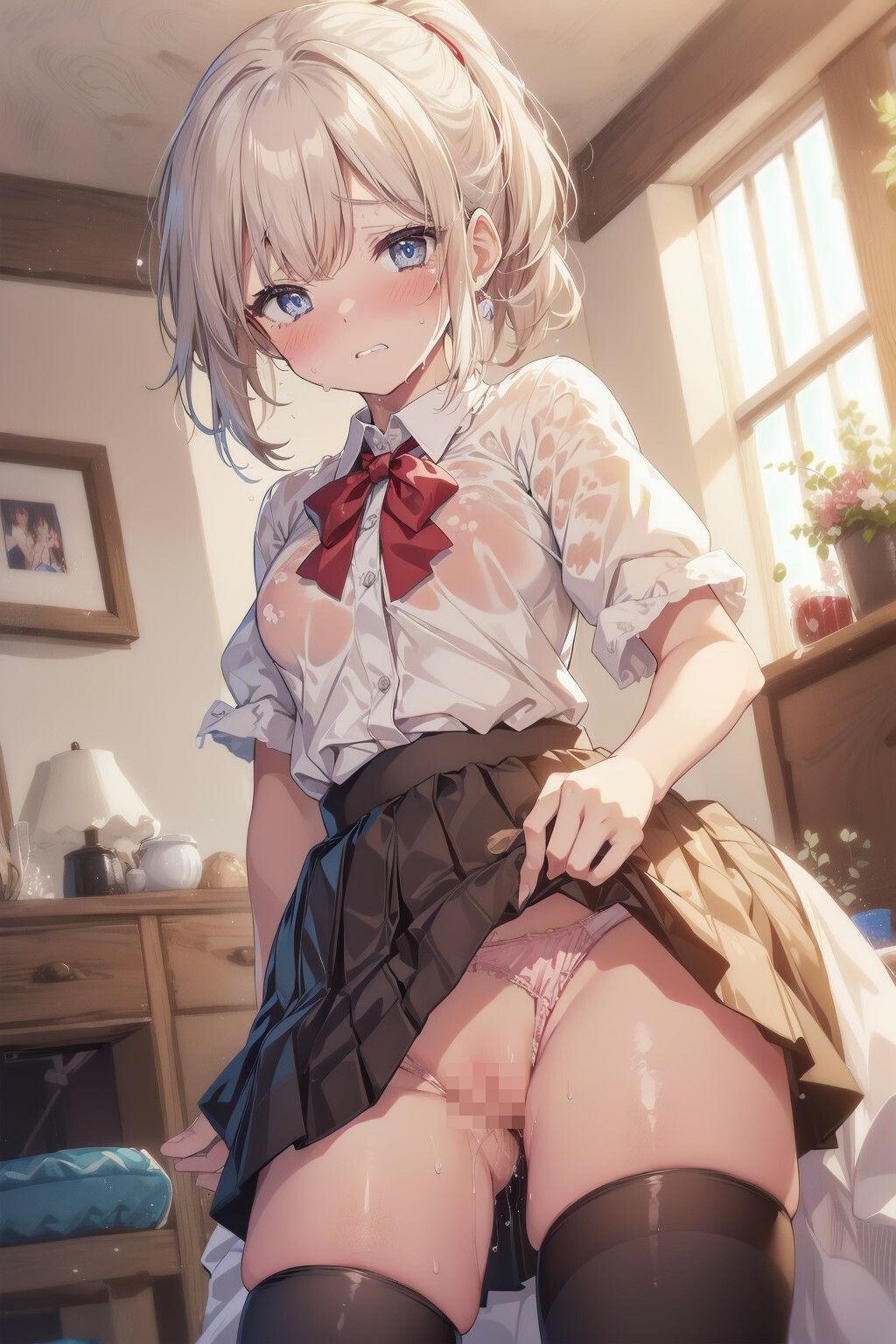スカートの中身