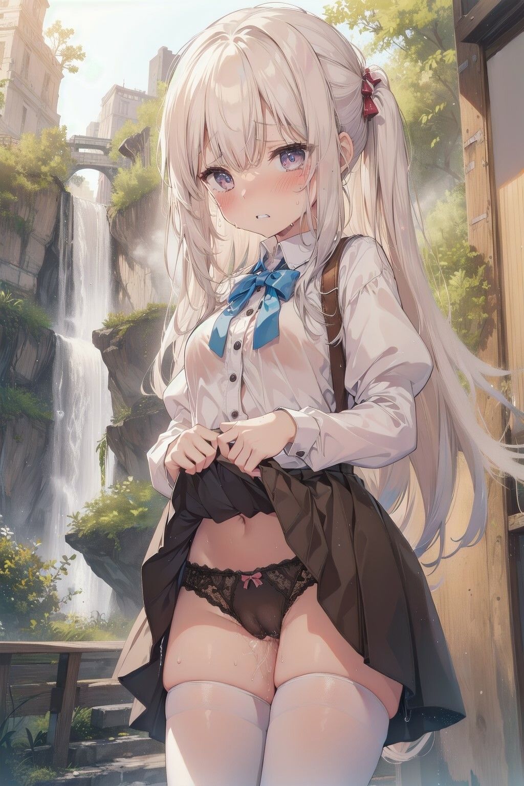 スカートの中身