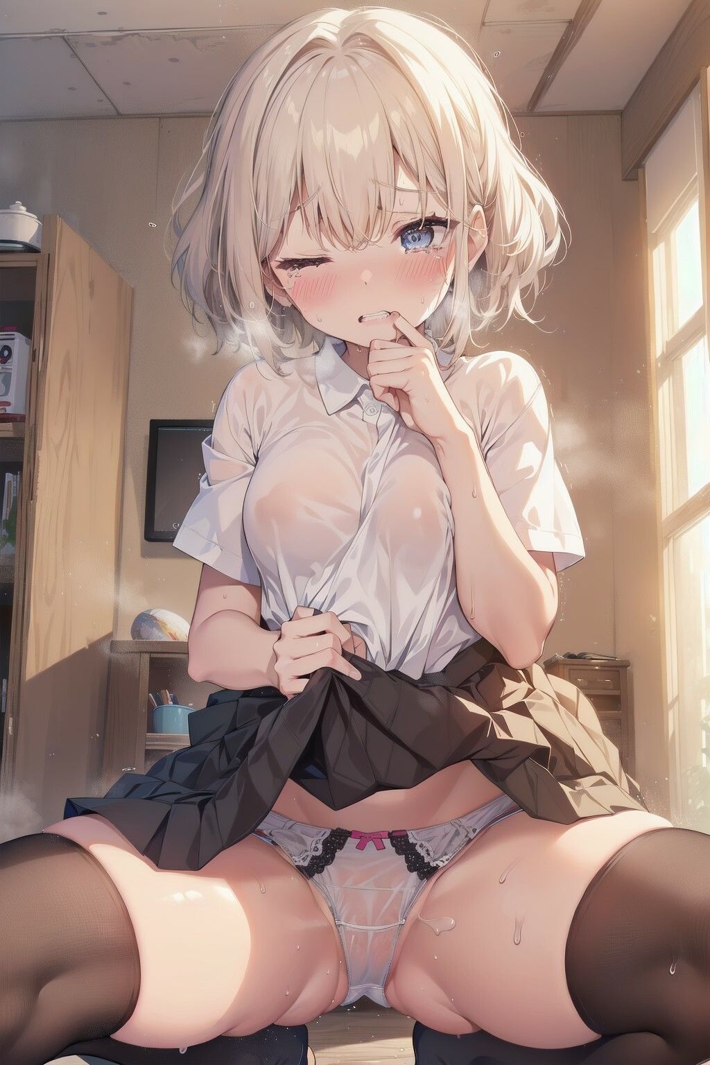 スカートの中身