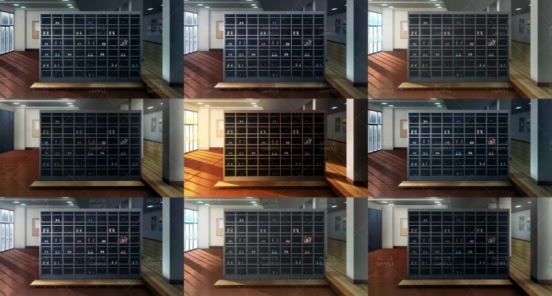 みにくる背景CG素材集『バレンタイン編』part02-学園-