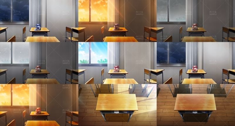 みにくる背景CG素材集『バレンタイン編』part02-学園-