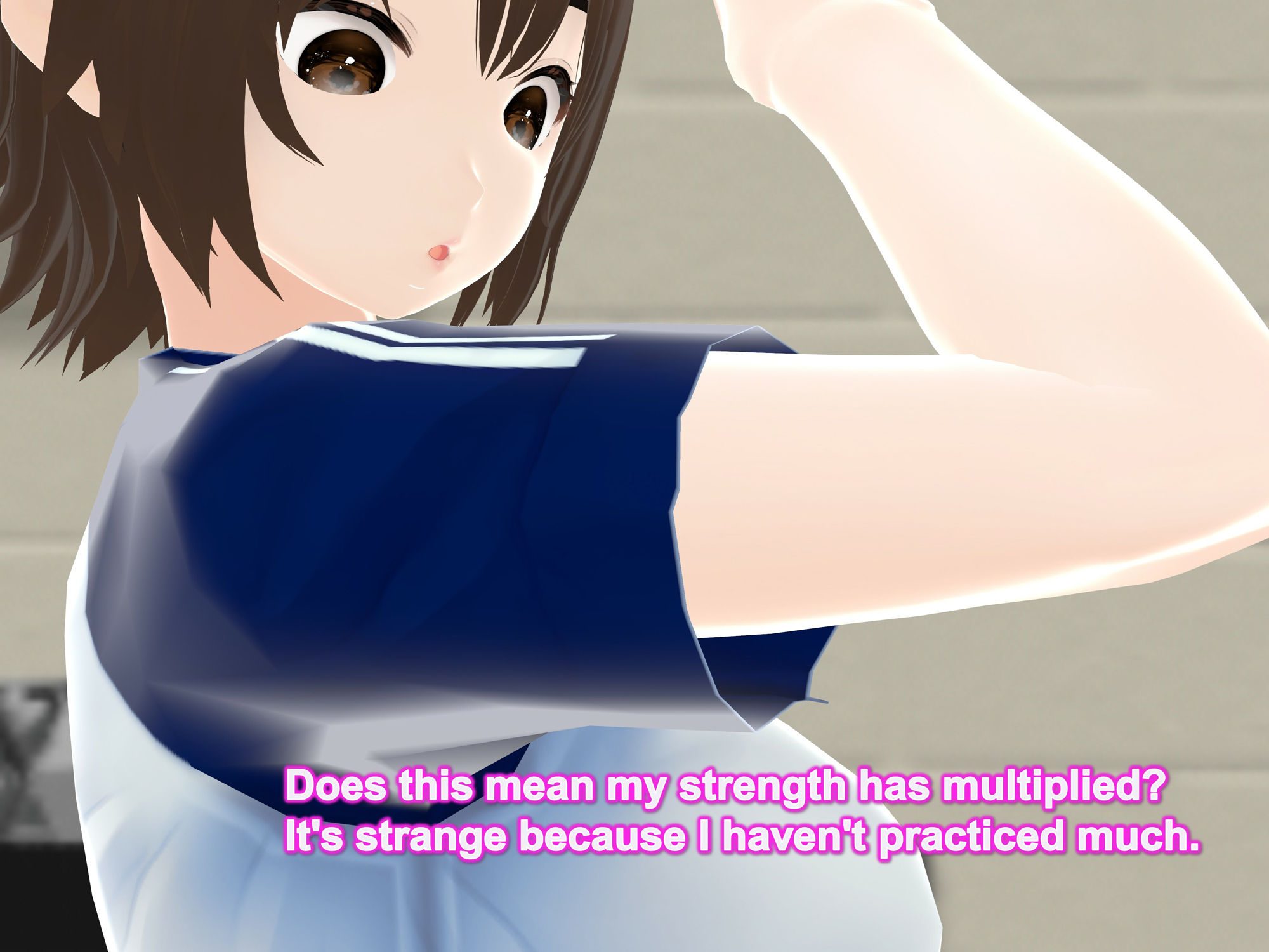 Outgrowing only girls， Overtake boys， Growth sound dumbbells Arc