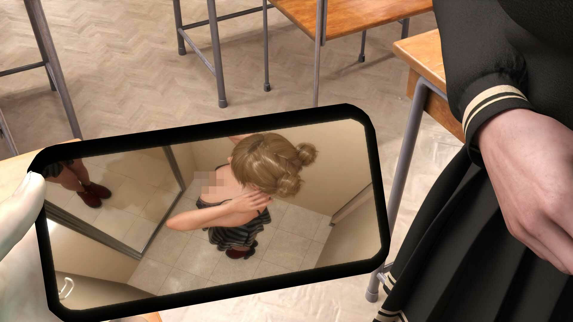 【△100▲100】廻里の盗撮被害・駅やら学校やら、ありとあらゆるところでスカート内を盗撮されまくりヌけるパンチラ動画としてネット上の卑猥な動画サイトで販売されている件(盗撮に気付くシリーズ13:試着室でのブラジャーとおっぱい盗撮被害の様子)