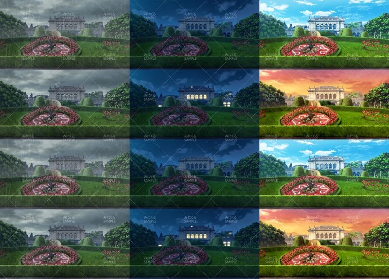 みにくる背景CG素材集『ヨーロッパ風編』part02-春-