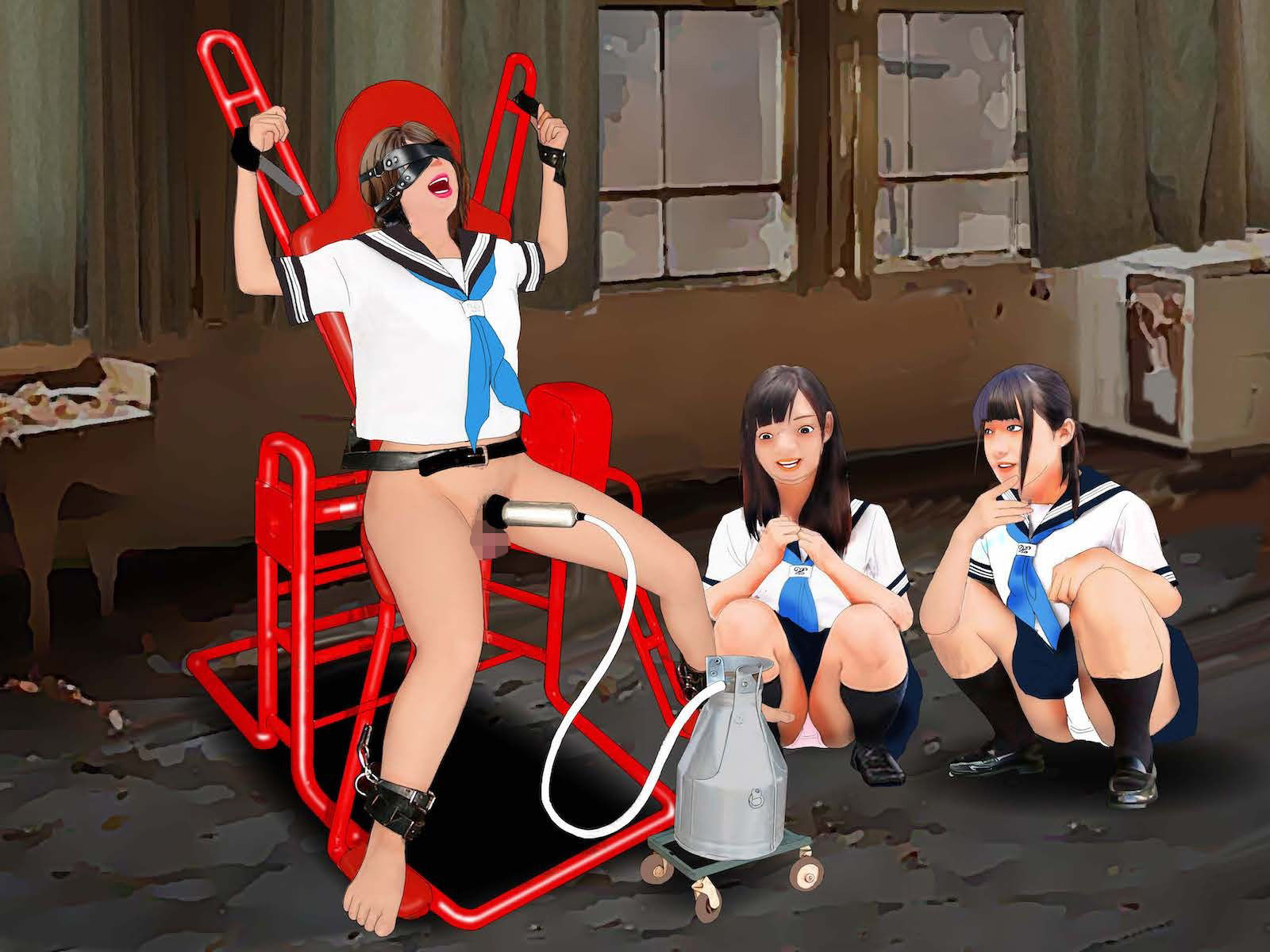 男の娘絵本「放課後のSM性戯」