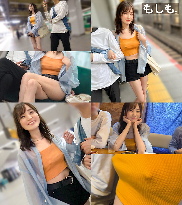 【ノーブラぶらり旅】完全にOUTな乳首ぽっちでデート中のカップルとの出会い!彼の前でノーブラ彼女をハメまくり!?マシュマロおっぱいを揉みしだき、極上マ●コをしゃぶり尽くすッ!【もしも。】【ななみ】 本田もも