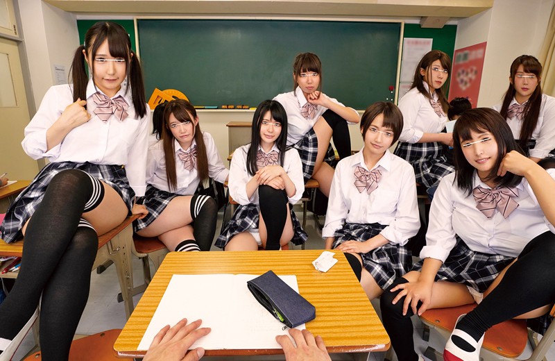 【VR】HQ超激的高画質 ニーハイ×ミニスカ女子ととにかくヤリまくり!!受験に失敗して入った学校は昨年まで女子校で共学になった超がつくほどのおバカ学校!!偏差値激低のヤリマン女子ばかりで男はボク1人!皆、ニーハイにミニスカートと、とてもそそる格好!!見ない…