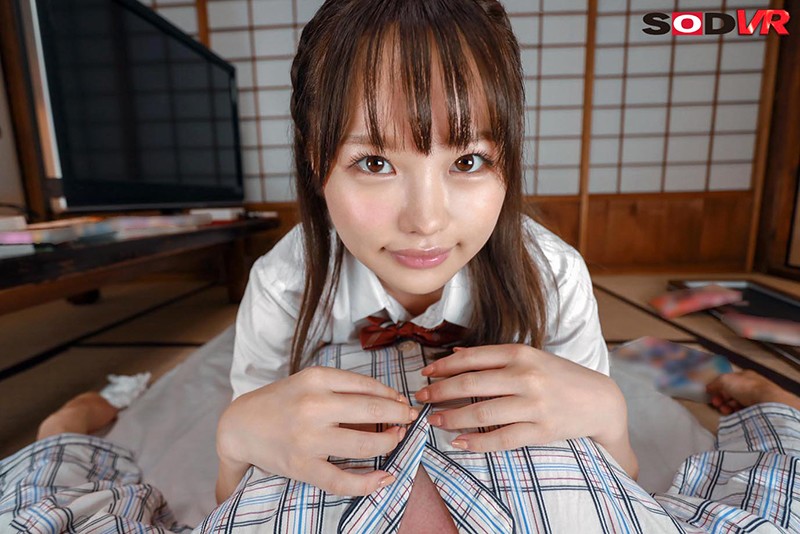 【VR】新アングル！地面特化VR※超覆い被さり視点 激カワだが超生意気でロリビッチな妹をお仕置き種付けプレス！ 松本いちか