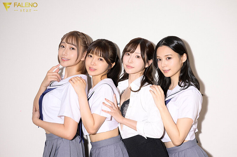 FALENOstar5周年記念！いきなりハーレムハイスクール！スター女優4人が学校で舐めてハメて大乱交スッペシャル！ 天使もえ 吉高寧々 三葉ちはる 茉城まみ