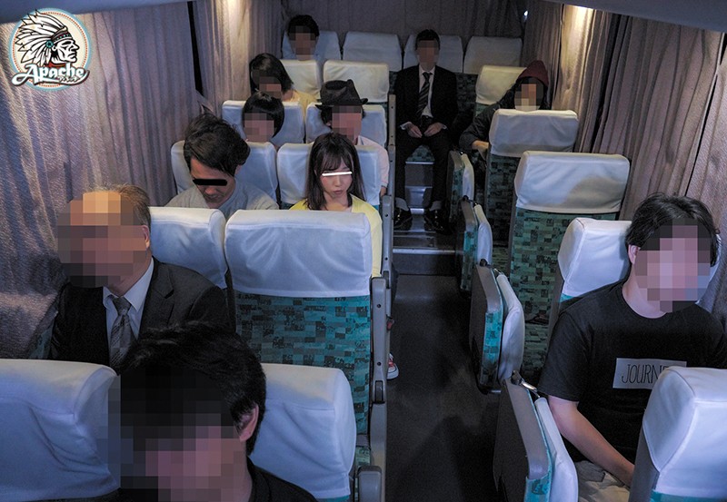 乳首こねくり回し夜行バス痴● 全員中出しVer.