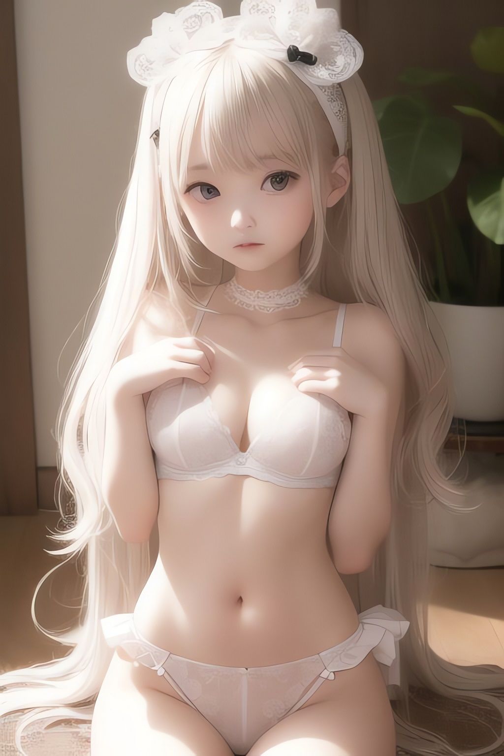 純白の美少女AIイラスト集リアル6