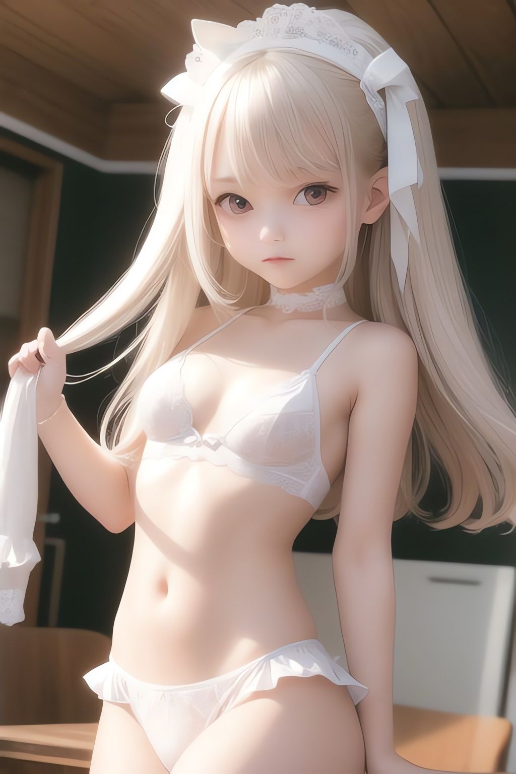 純白の美少女AIイラスト集リアル6