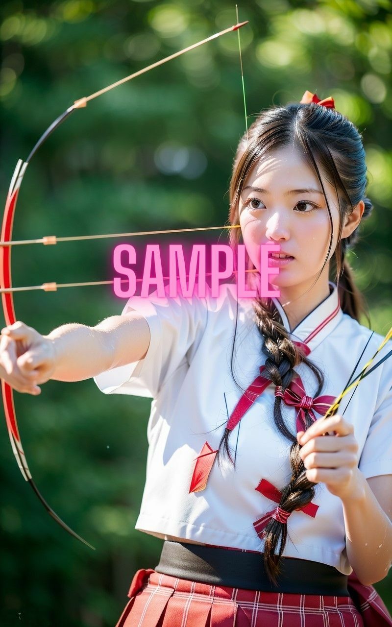 エッチな巨乳弓道美少女があなたのハートを狙い撃ち