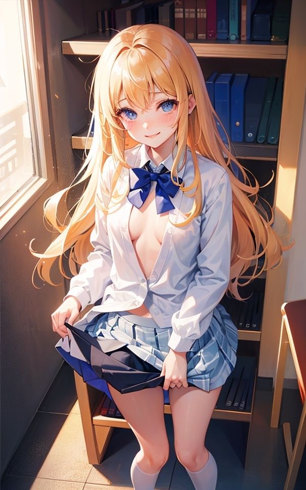 チラ見せ小悪魔少女