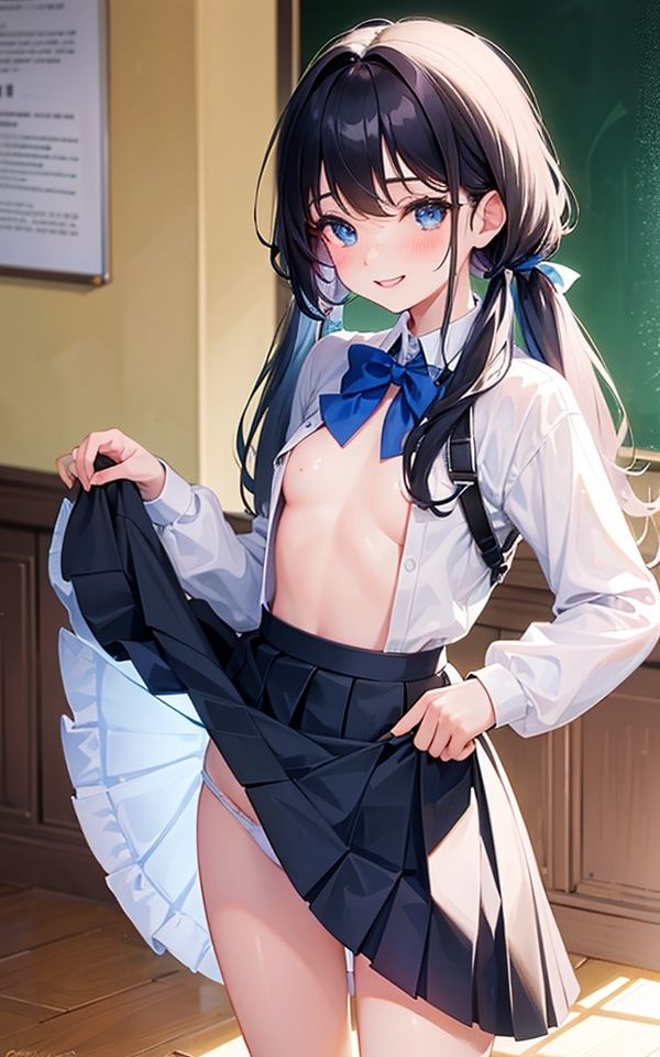 チラ見せ小悪魔少女