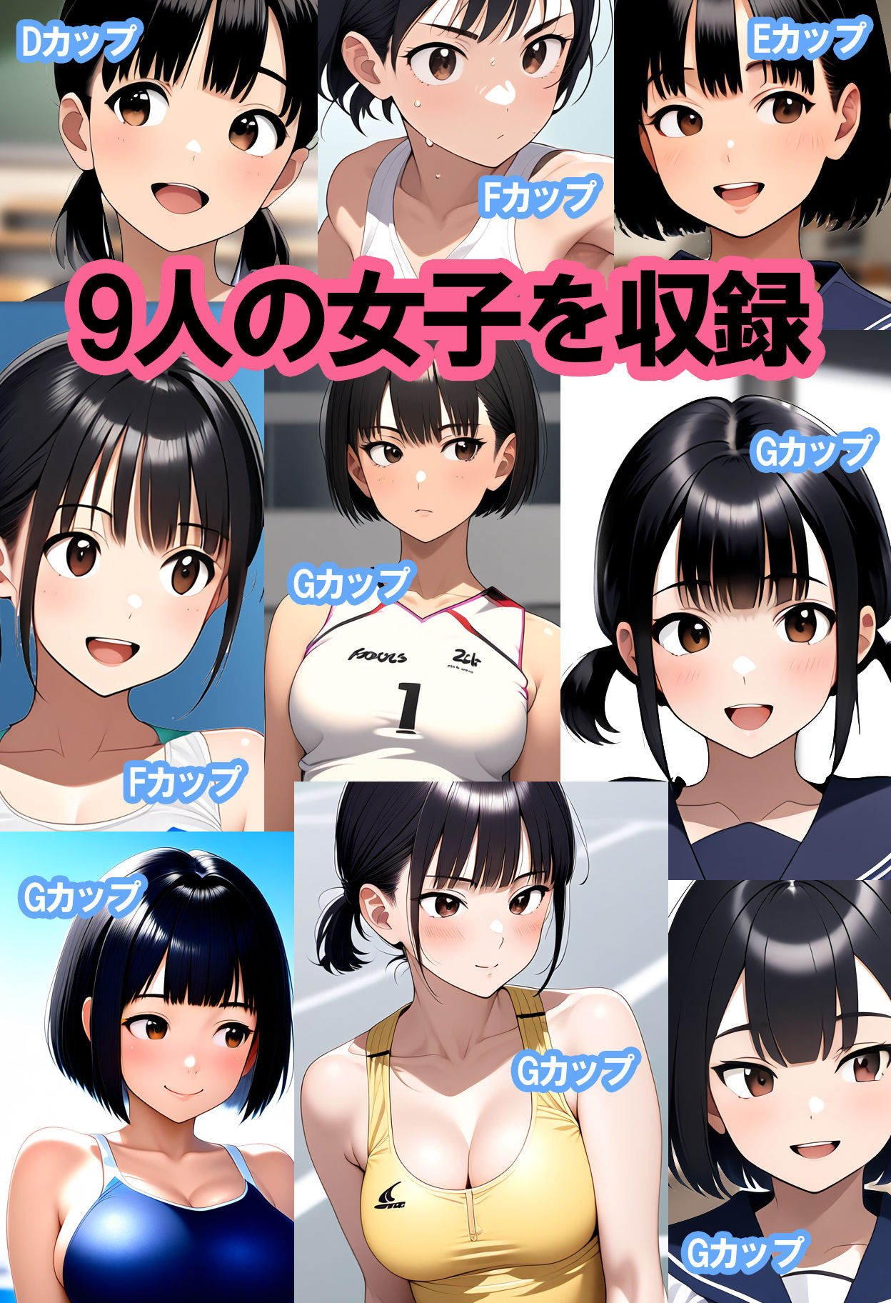 発育した乳を見せたい少女たち〜わたしのおっぱい、大きいでしょ?笑