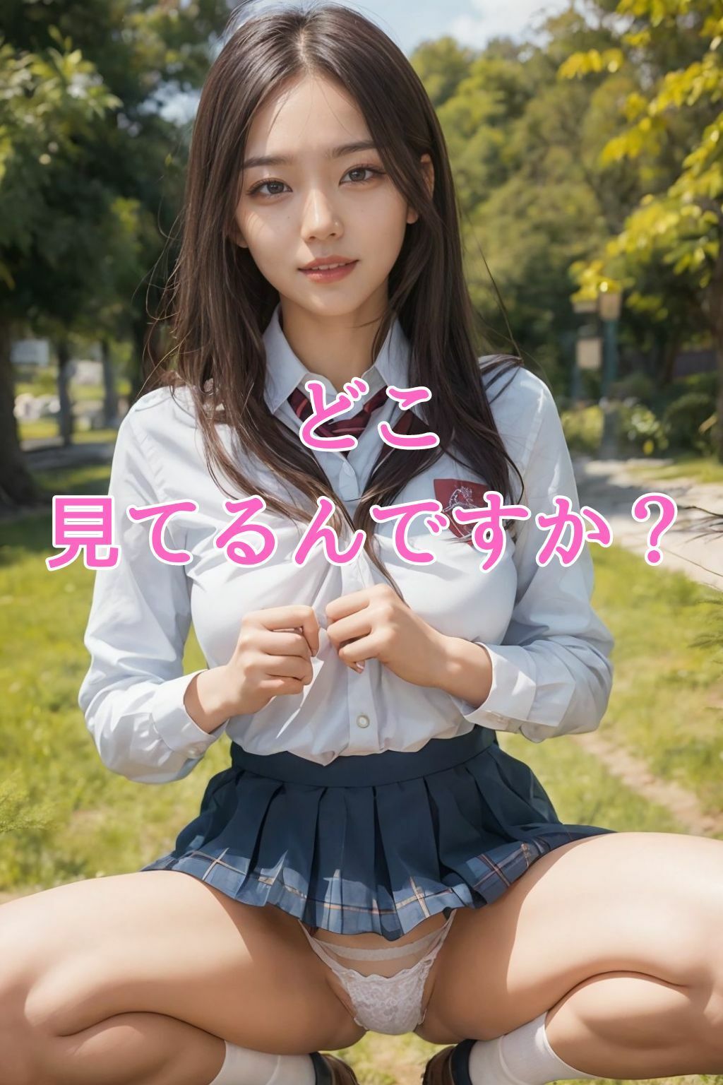 【素人ナンパ】制服女子〇生と着衣エッ〇〜おだてられて脱衣から最後まで〜