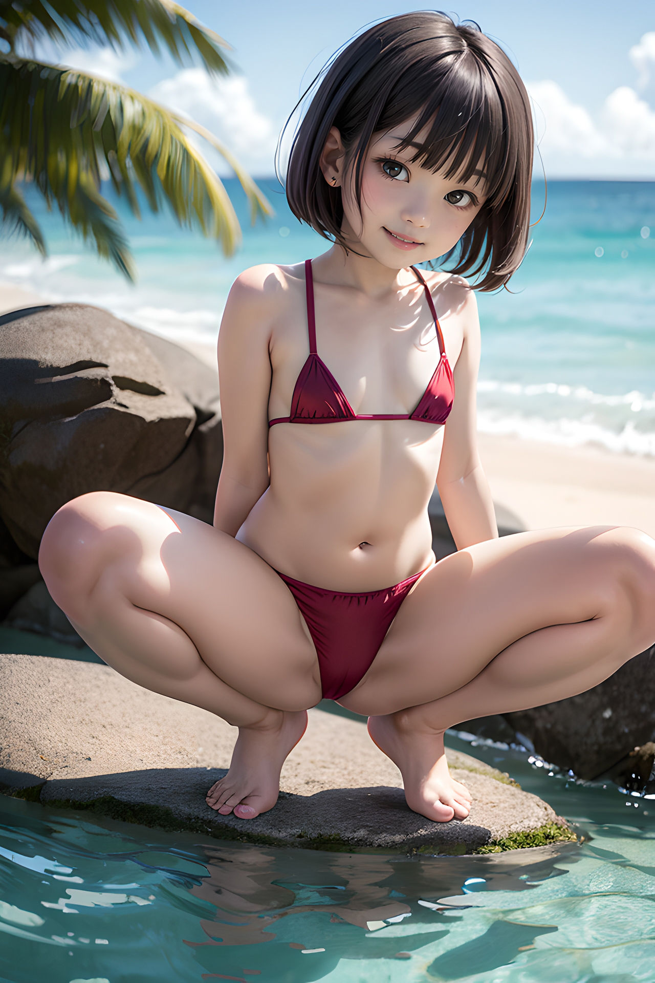 【無料】（前編）新人ジュ〇ア アイドルMEI 初グラビア写真集