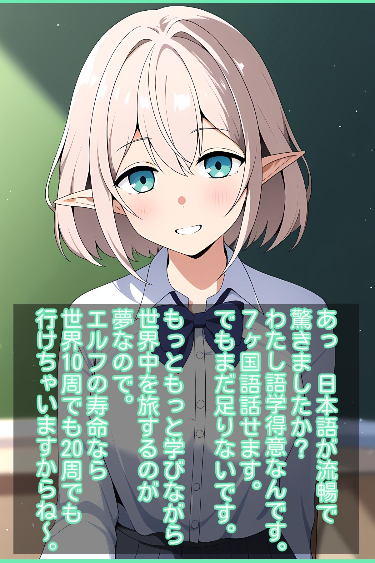 エルフ留学生の痴的好奇心