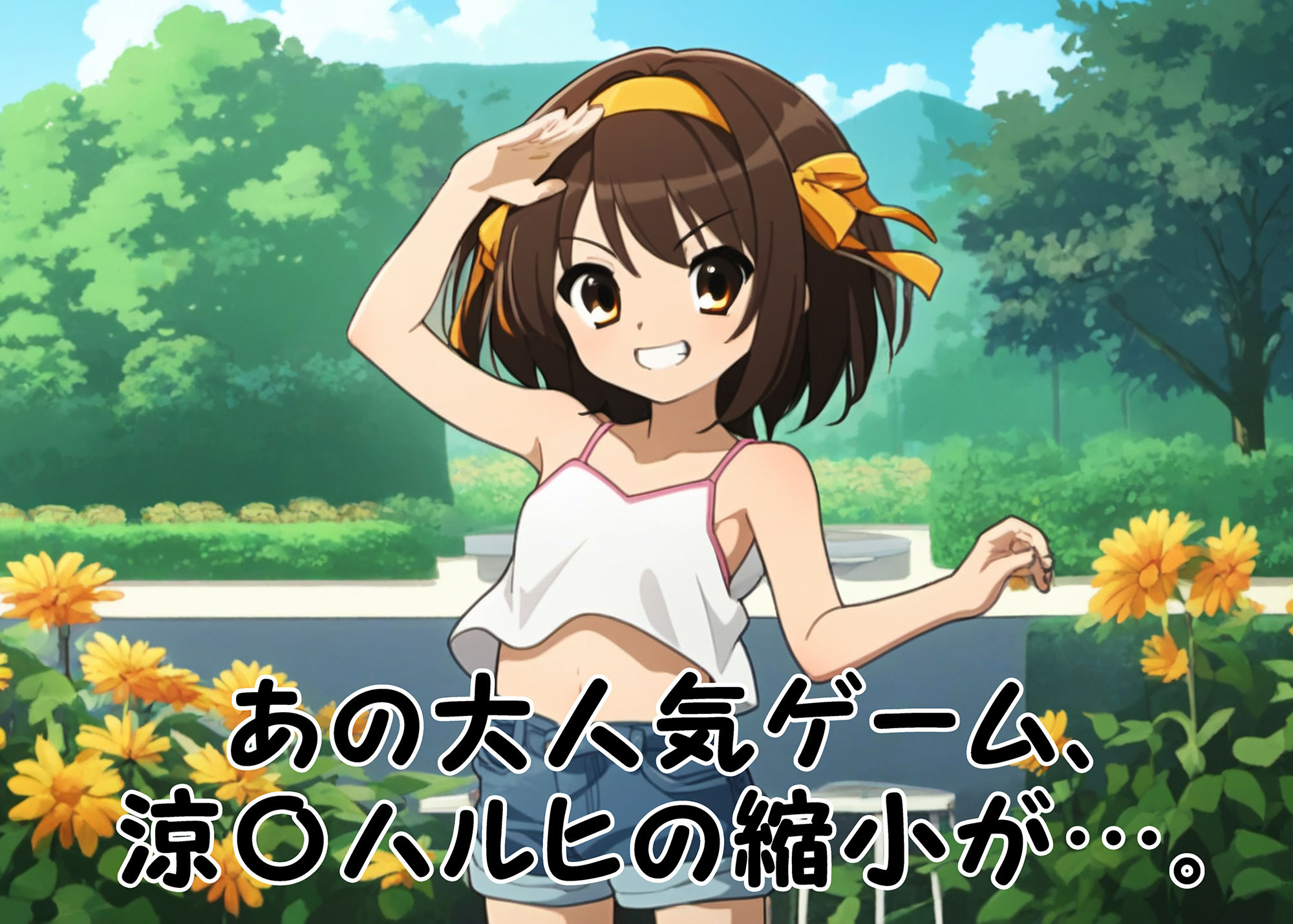 涼〇ハルヒの縮小！CG集