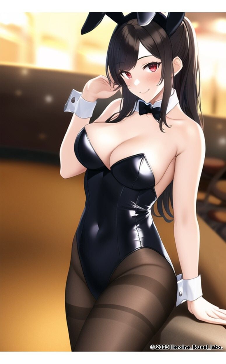 1つの呪文で生み出された100人のAI妄想美少女-8【みえちゃう？！ えちえちバニーガール女子編】