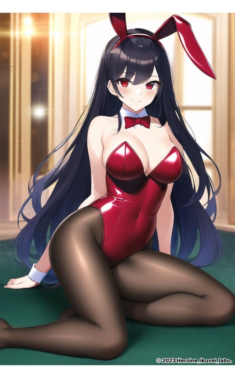 1つの呪文で生み出された100人のAI妄想美少女-8【みえちゃう？！ えちえちバニーガール女子編】