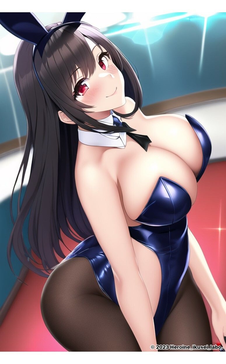 1つの呪文で生み出された100人のAI妄想美少女-8【みえちゃう？！ えちえちバニーガール女子編】