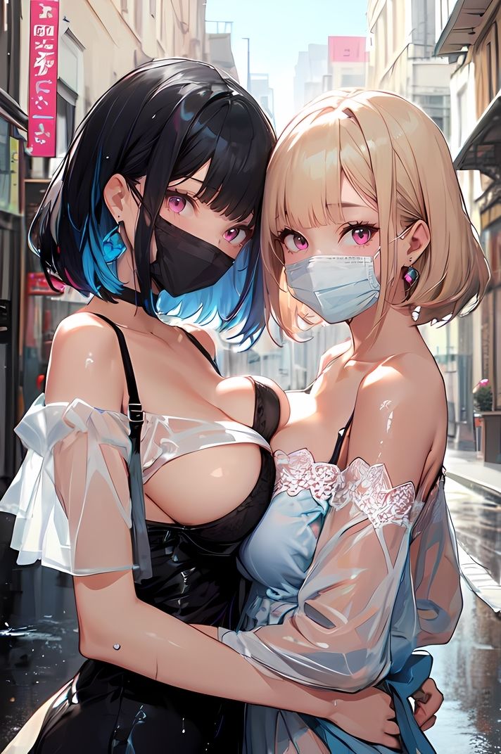 ※枚数増量!【R18】MIX GIRLS -Another Side- 7 スケスケ衣装で街に立つド淫乱娼婦にたっぷり射精