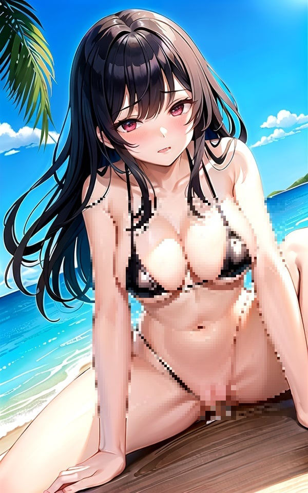 巨乳女子 野外露出