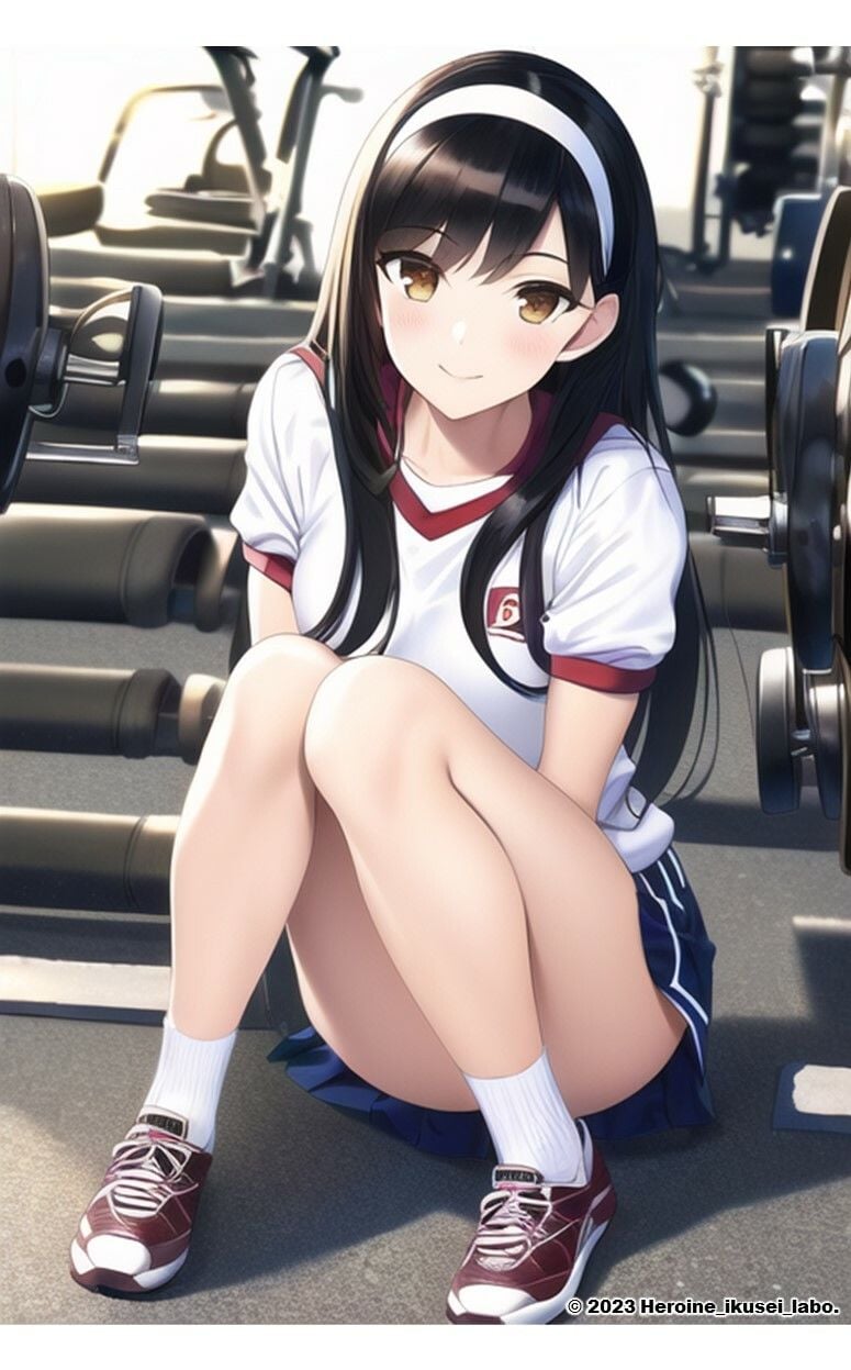 1つの呪文で生み出された100人のAI妄想美少女-9【運動場で何(ナニ)する? 体操服女子編】