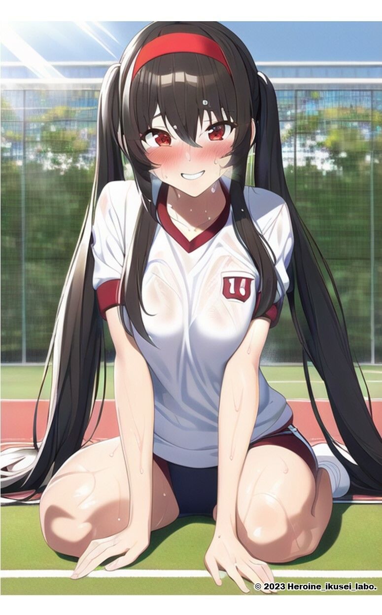 1つの呪文で生み出された100人のAI妄想美少女-9【運動場で何(ナニ)する? 体操服女子編】