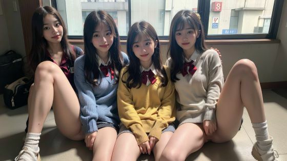 制服美少女シリーズ 美少女ノーパン大集合！？