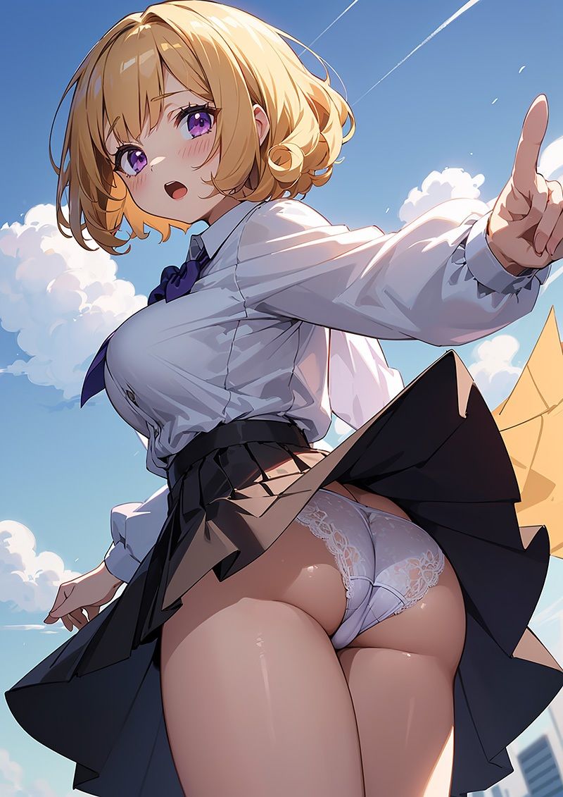 かわいい制服女子の後ろ姿3 AIイラスト集