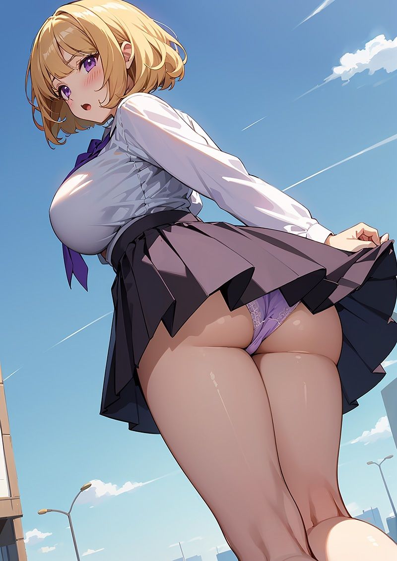 かわいい制服女子の後ろ姿3 AIイラスト集