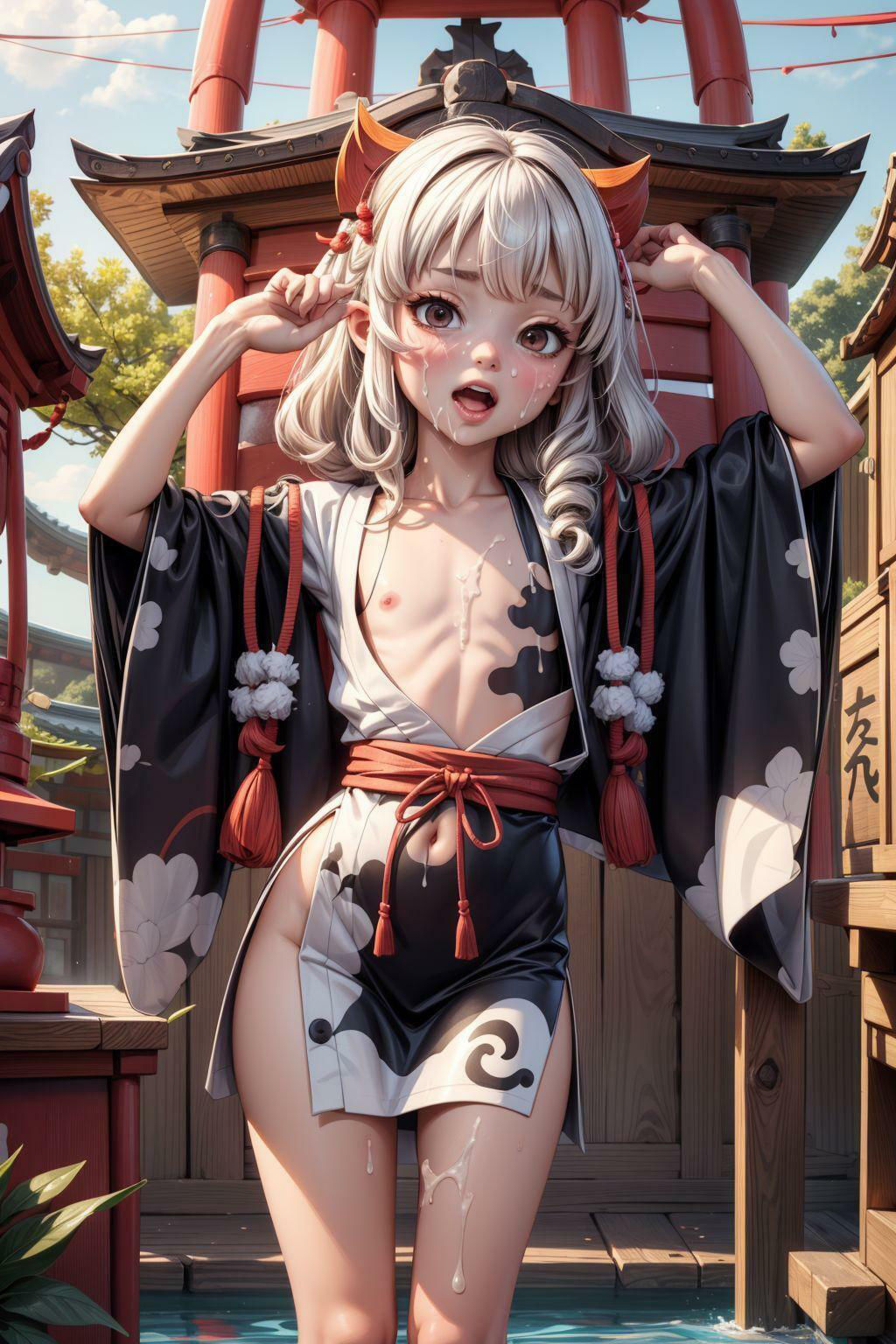 ちっぱい巫女はかけられたい