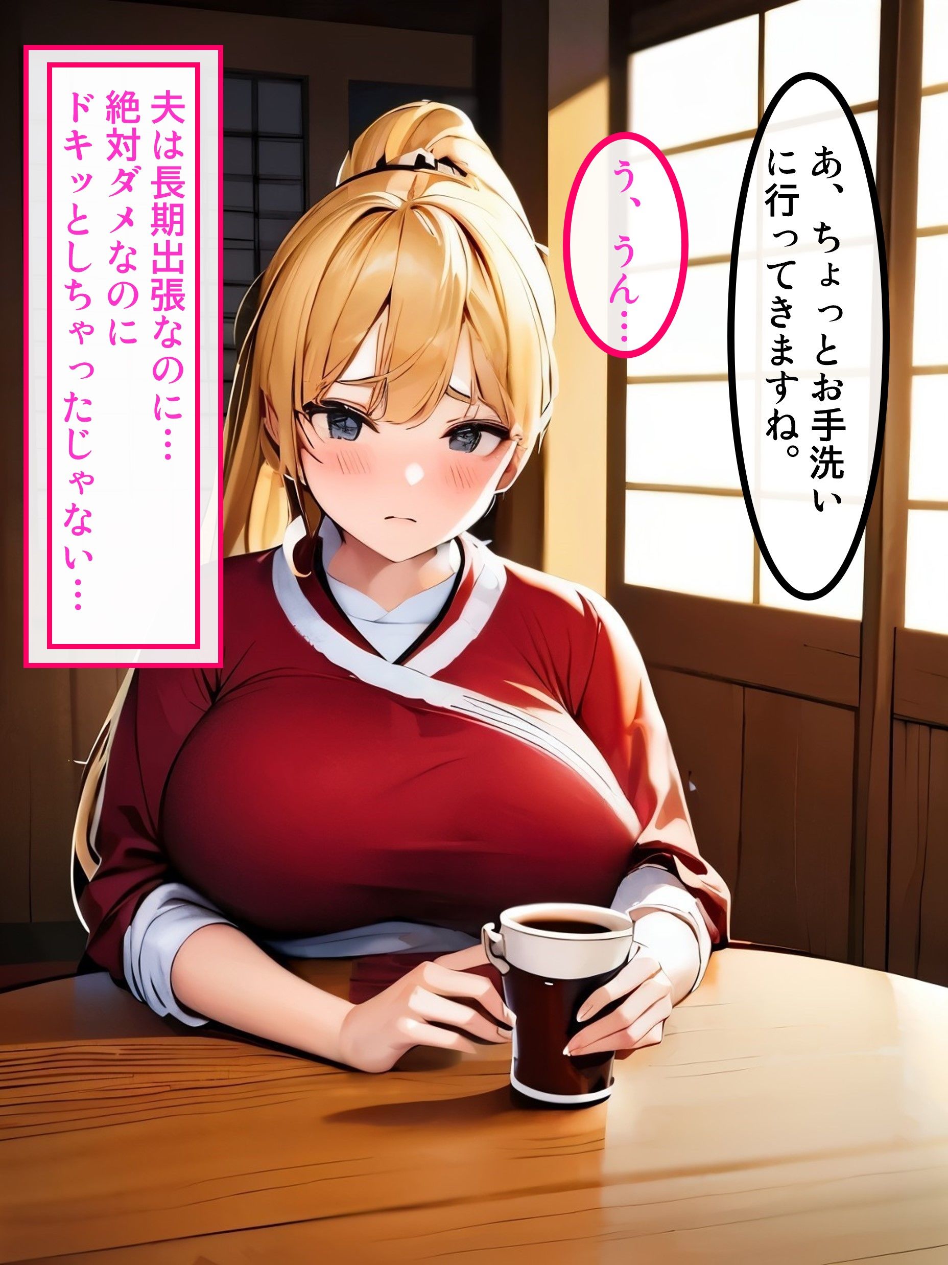 ジムトレーナーの金髪巨乳の人妻が俺との交尾でイかされ寝取られちゃう話
