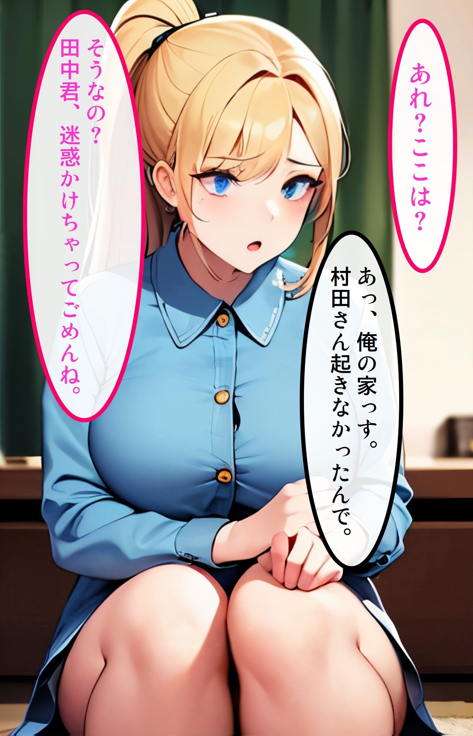 ジムトレーナーの金髪巨乳の人妻が俺との交尾でイかされ寝取られちゃう話