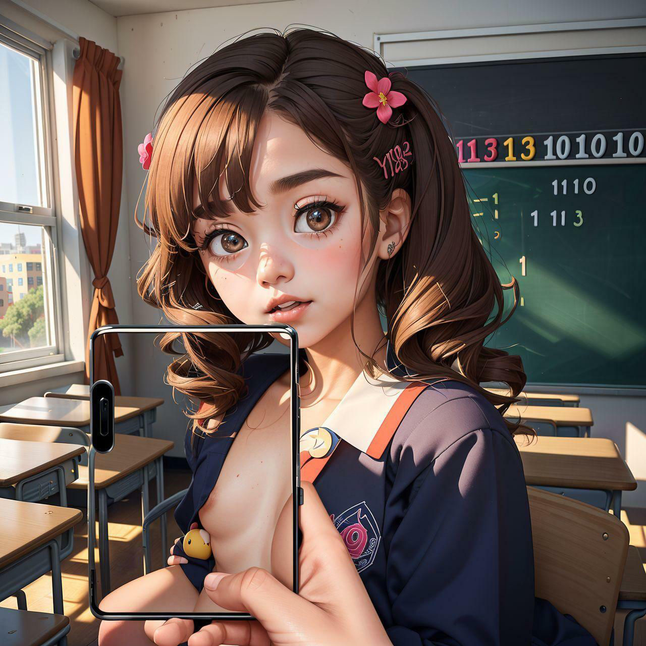 教え子のおっぱいをどうしても見たい