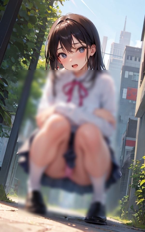 エッチなパンチラ少女 〜卑猥なしゃがみパンチラ〜