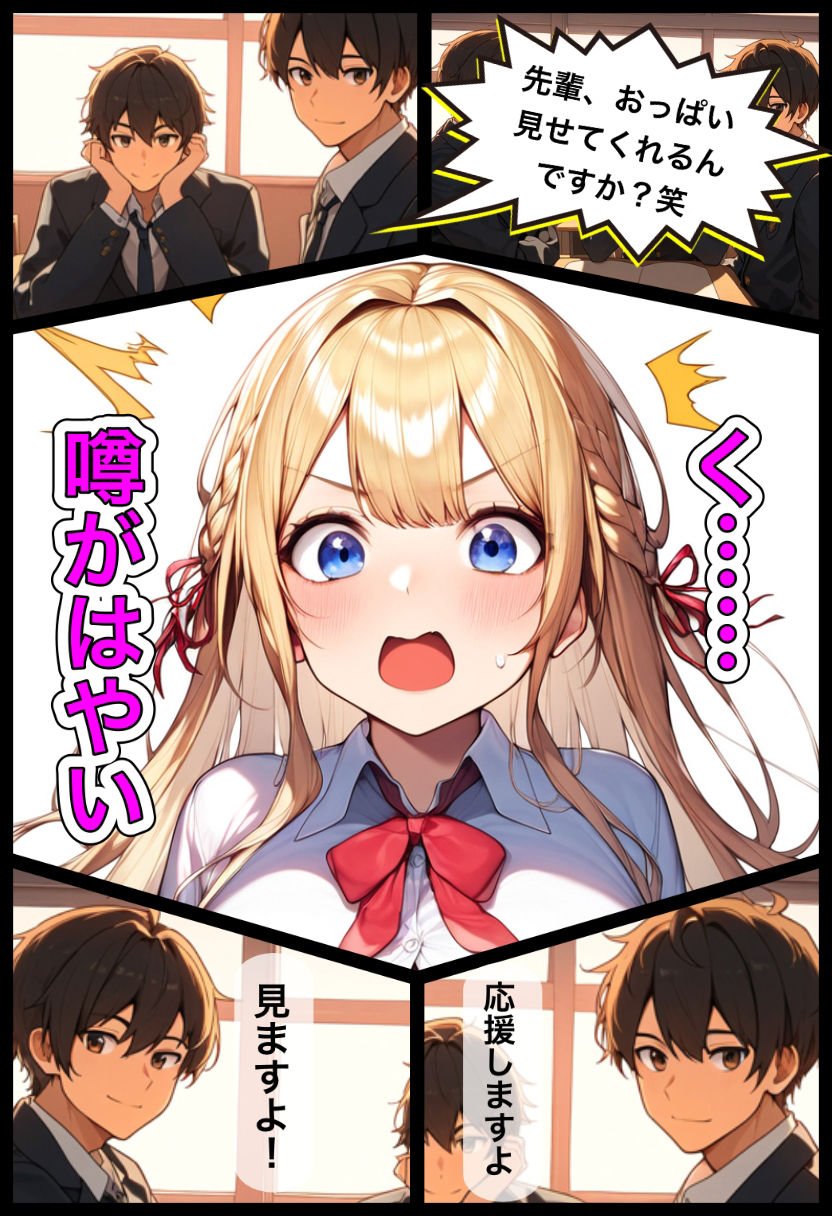 巨乳ギャル 生徒会長になるために手段はえらんでられません