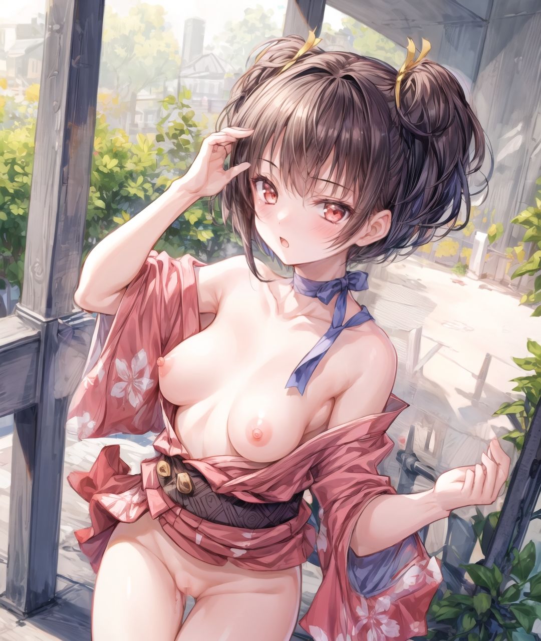 美少女たちのひととき・無名（む〇い）