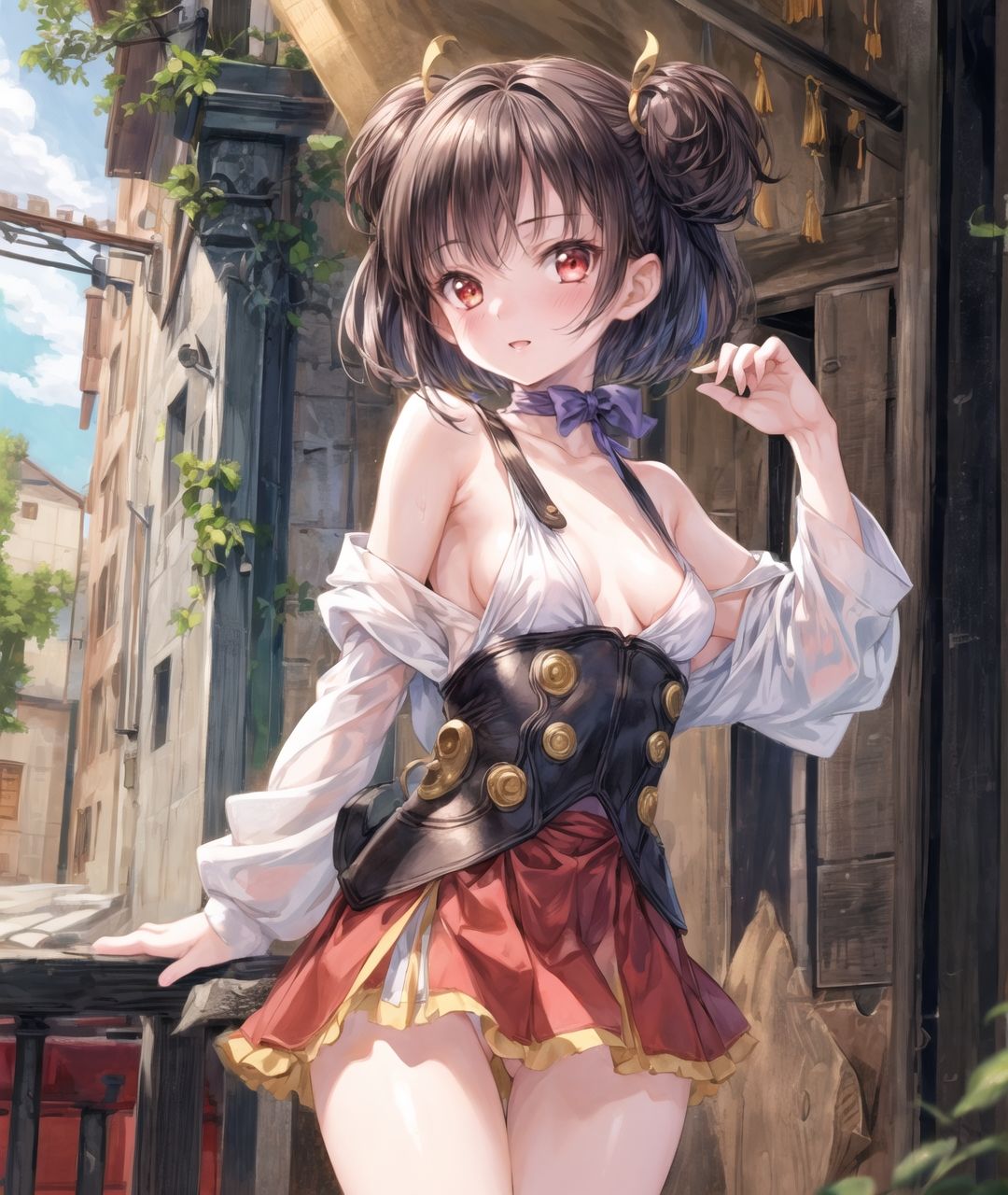 美少女たちのひととき・無名（む〇い）