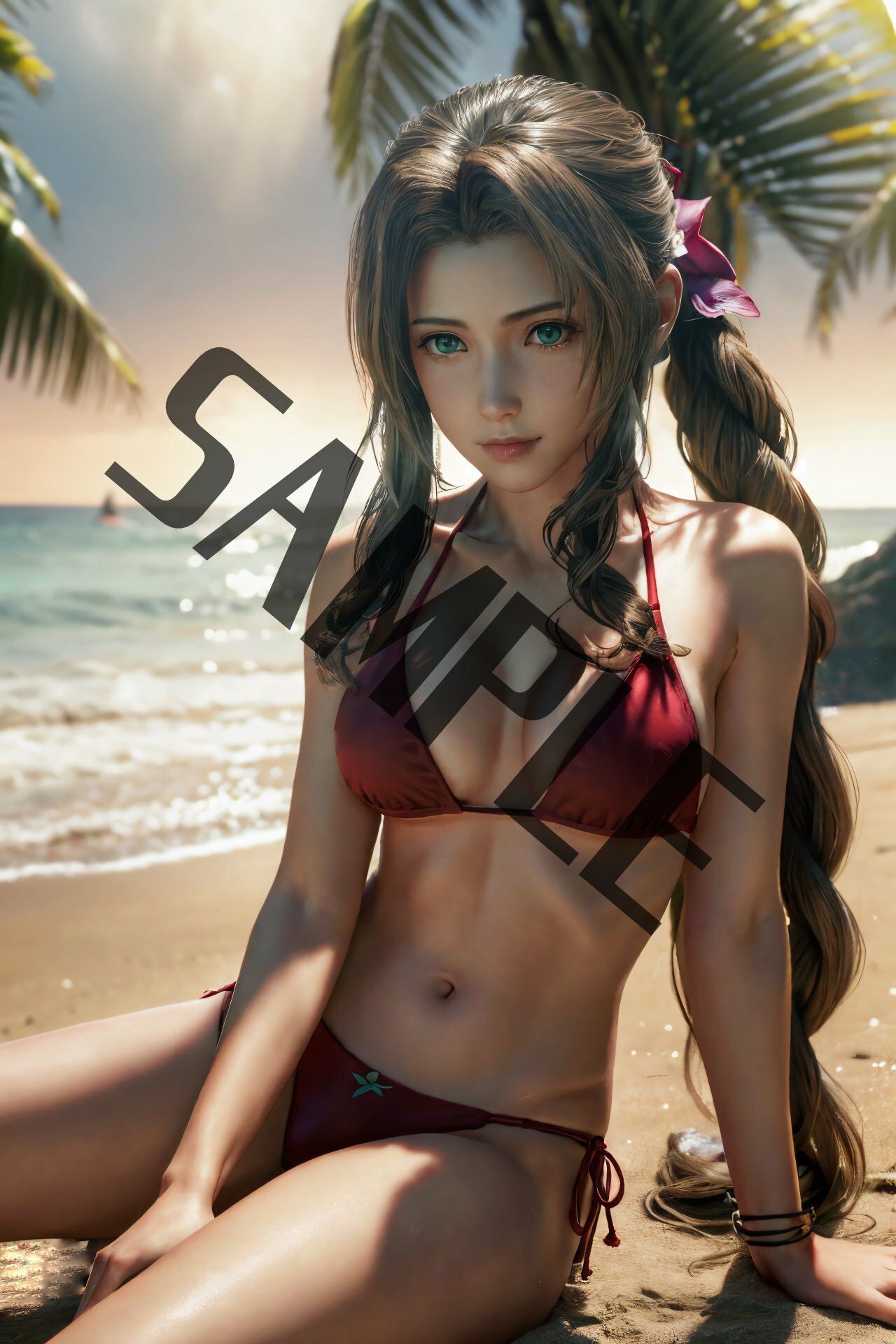 エアリスにぶっかけてみた！