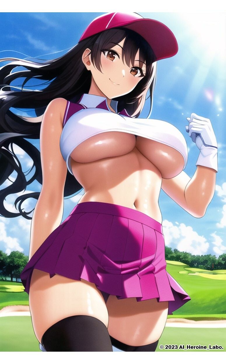 1つの呪文で生み出された100人のAI妄想美少女-12【表:ゴルフ女子撮影会編】