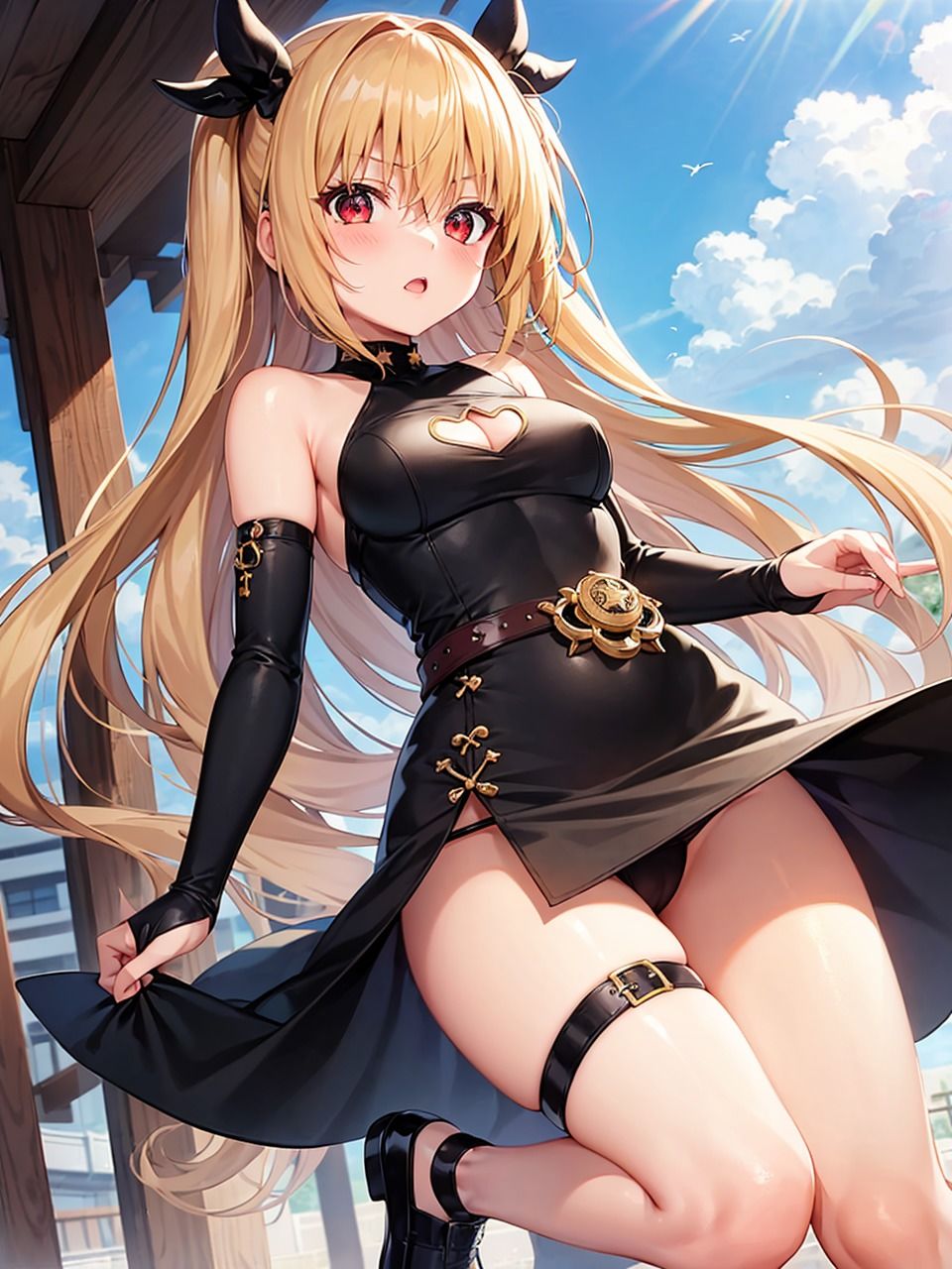 とらぶる 金色〇闇 パンチラ集