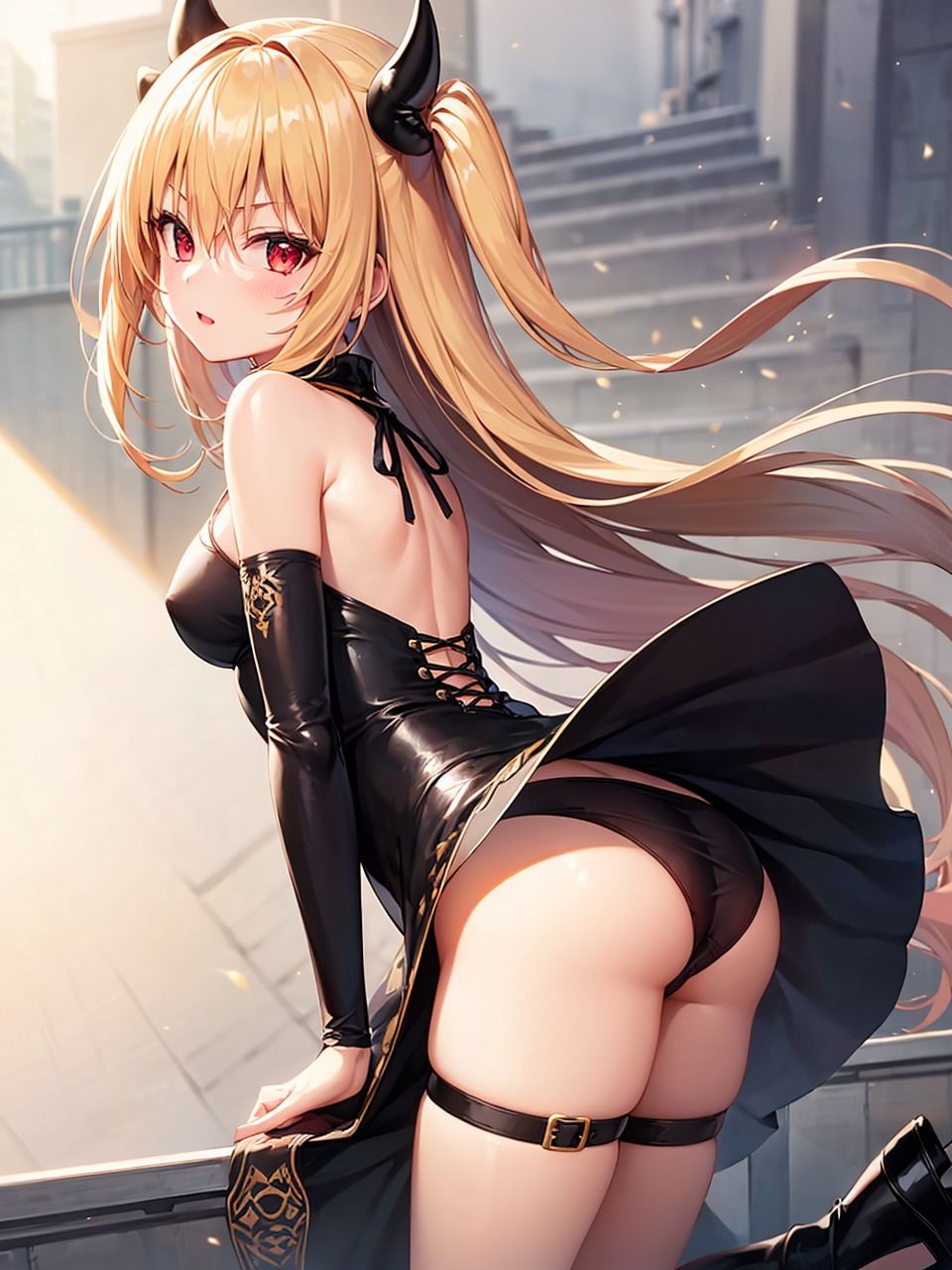 とらぶる 金色〇闇 パンチラ集