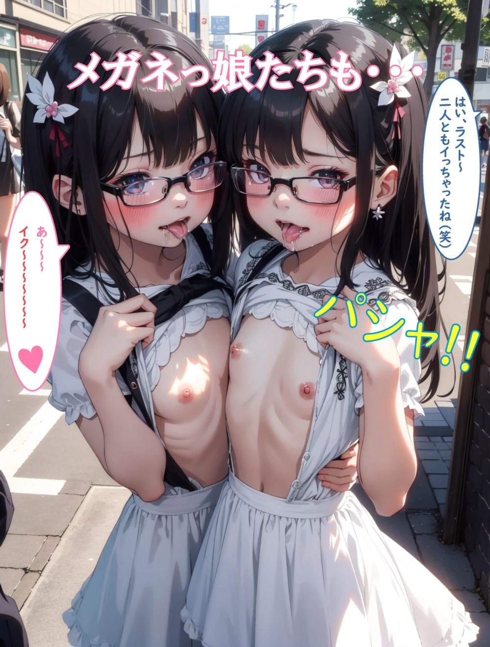 『イカセカメラ』で街ブラ中の娘たちにイタズラしてみた。